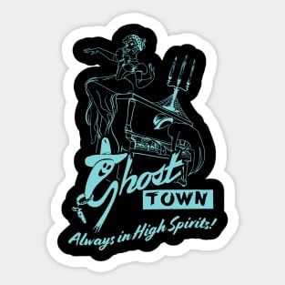 Ghost Town - Always in High Spirits Sticker